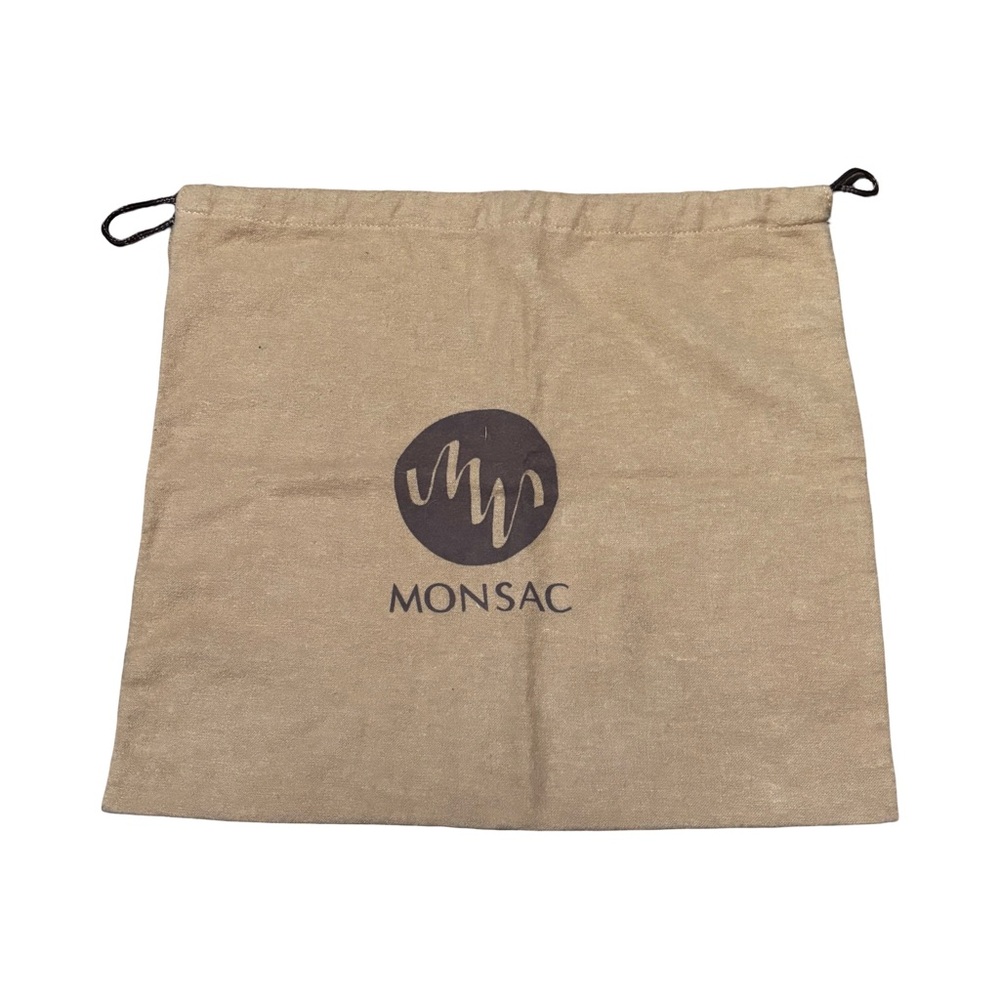 Monsac Beige Drawstring dust bag Bag